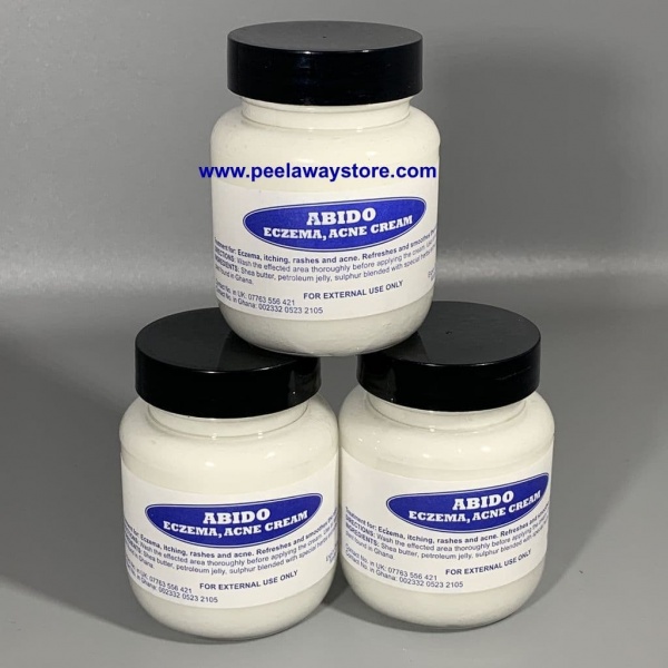 ABIDO - Eczema Acne Cream - 3 Jars