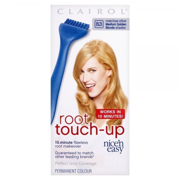 Clairol nice'n easy root touch-up - Permanent Colour - Medium Golden Blonde 8.3