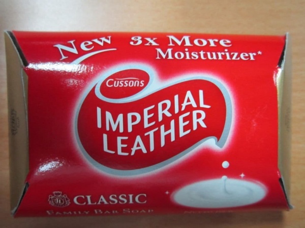Cussons IMPERIAL LEATHER Original Rich, Creamy Lather - 3 X Ivory Bars
