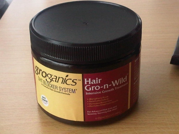 Groganics DHT Blocker System, Hair Gro-n-Wild Growth Treatment