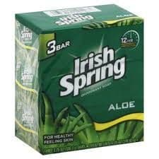 Irish Spring Deodorant Soap - Aloe X 3 Bar