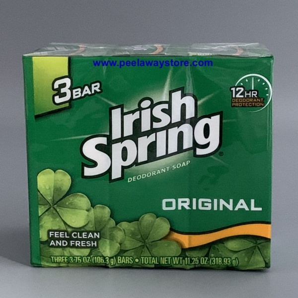 Irish Spring Deodorant Soap - Original X 3 Bar