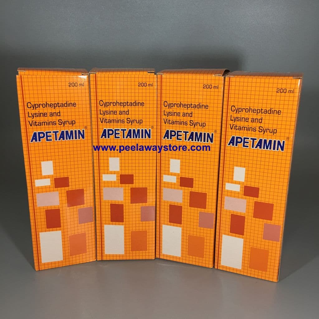 APETAMIN Vitamin Syrup - 4 X 200ml