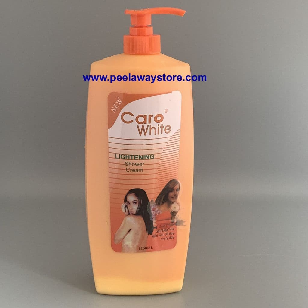 Caro White LIGHTENING Shower Cream - Goat's & Egg Yolk