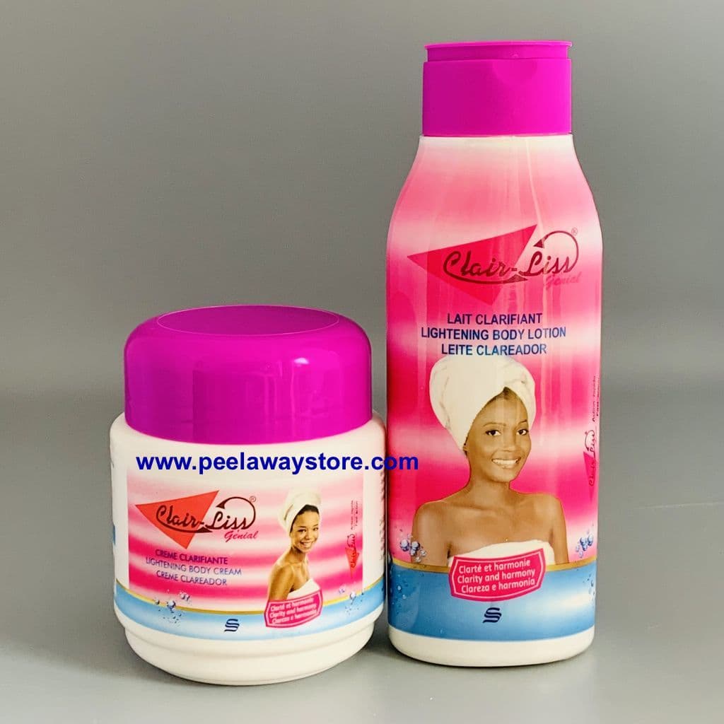 CLAIR LISS LIGHTENING BODY PRODUCTS