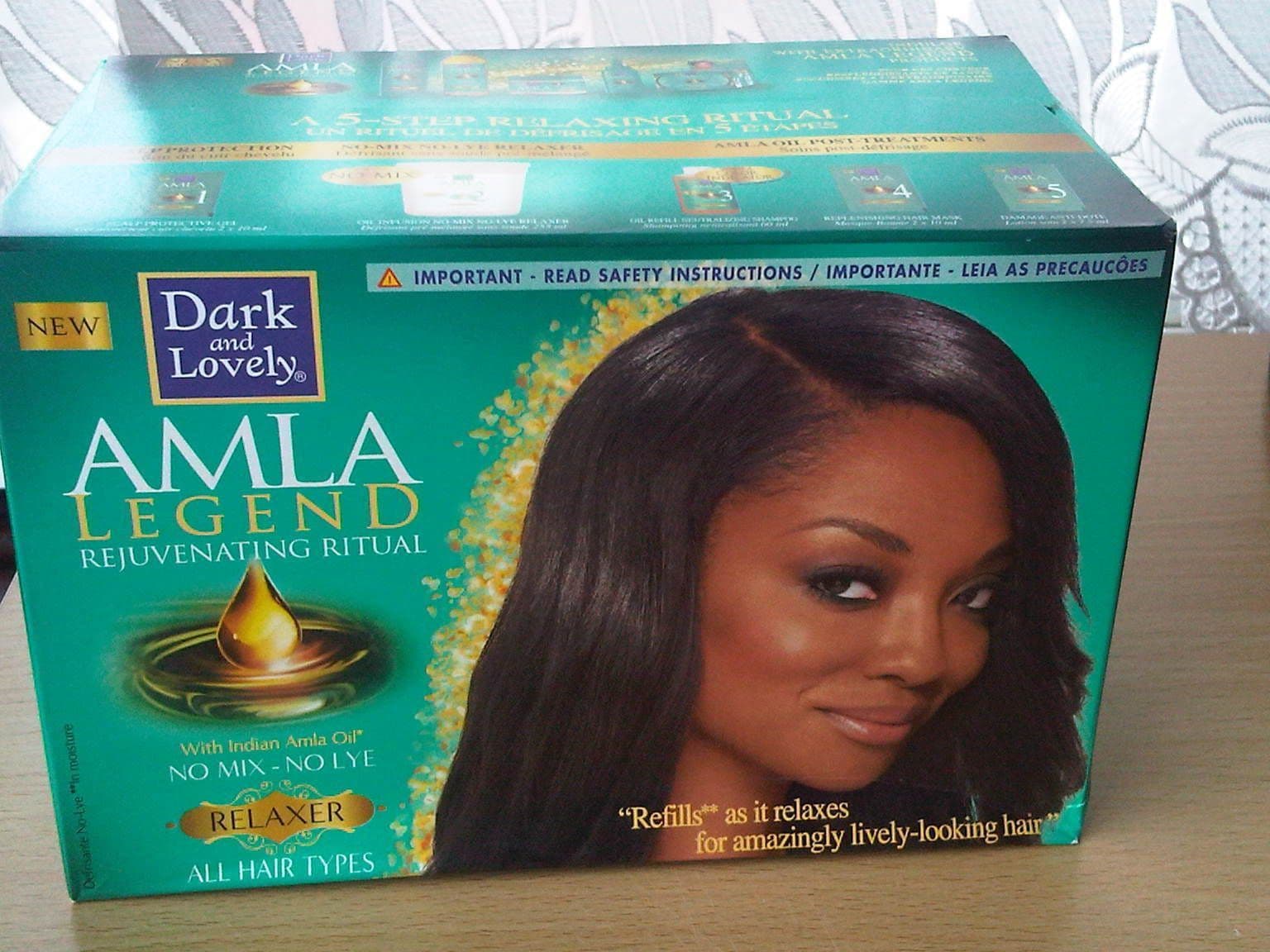 Dark & Lovely AMLA LEGEND Rejuvenating Ritual Relaxer