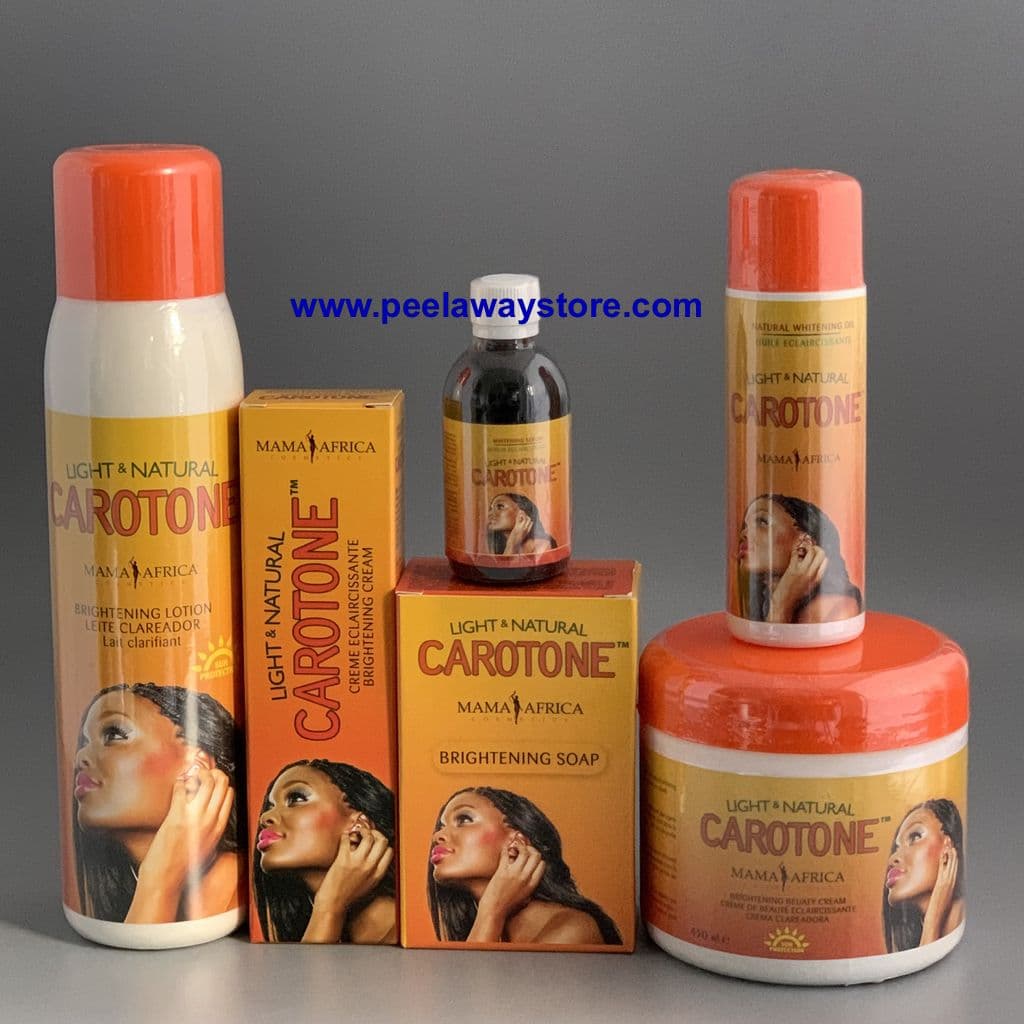 Light & Natural Carotone Skin Brightening Products By Mama Africa