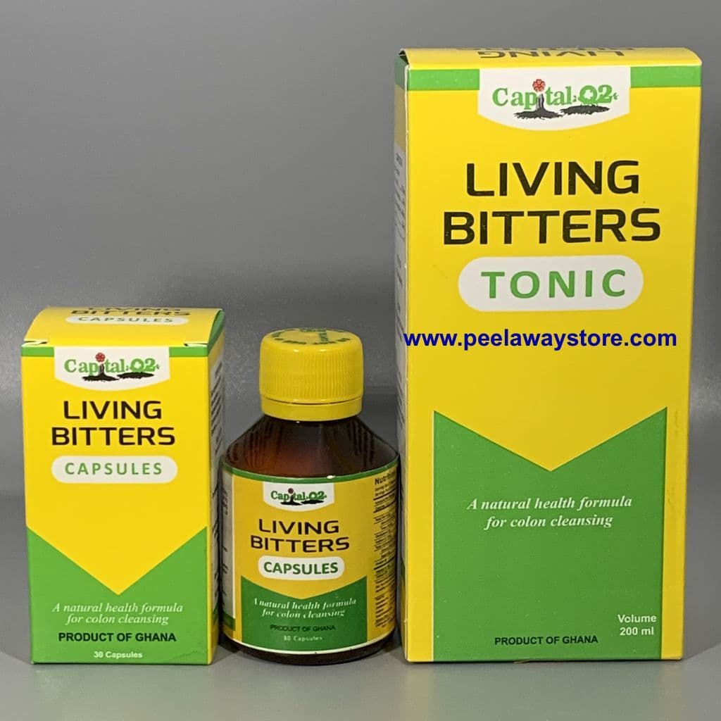 Living Bitters Capsules /Tonic -A Natural Health Formula for Colon Cleansing