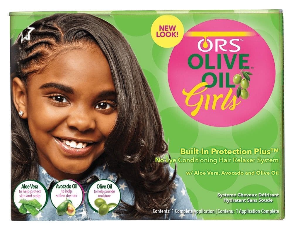 ORS Olive Oil Girls Built-In Protection Plus No-Lye Conditioning Hair Relaxer