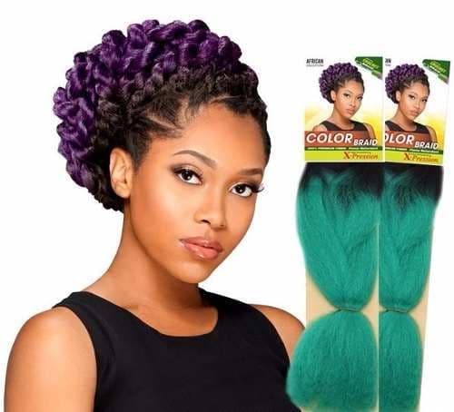 Sensationnel Colour Braids for Braiding, Single Plait, Crochet, Twists, Cornrowss