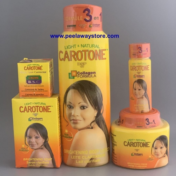 Light & Natural Carotone Skin Brightening Products